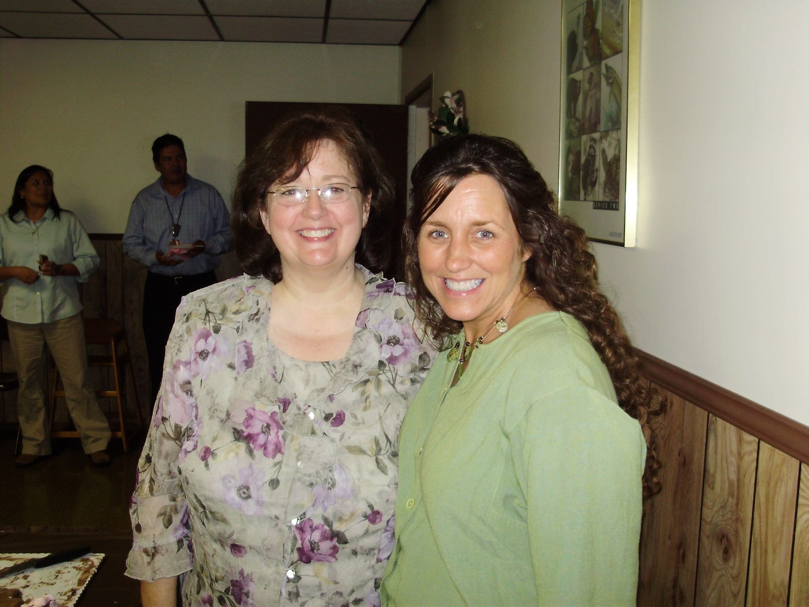 Michelle and Shirley, our Pastor's dear wife